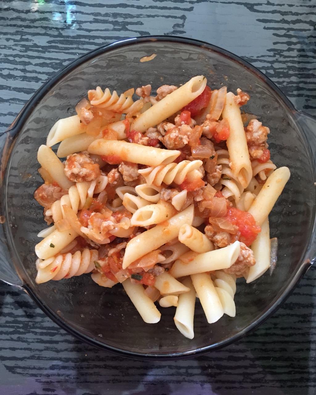 番茄肉酱意大利面