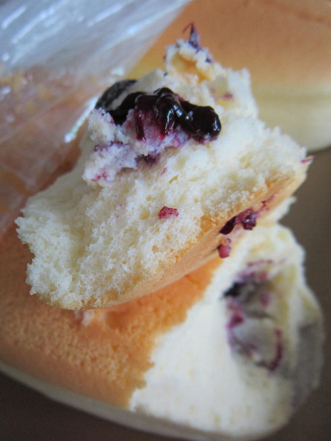 蓝莓轻乳酪蛋糕的做法
