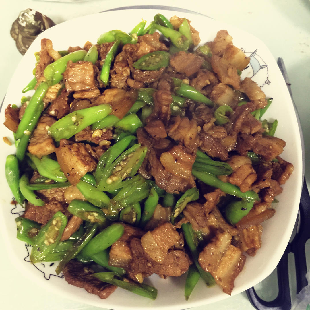 农家小炒肉【记忆中勾魂的油汤】