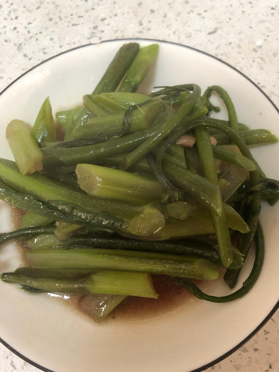 炝炒红菜苔