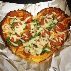 花菜底pizza的做法 步骤7