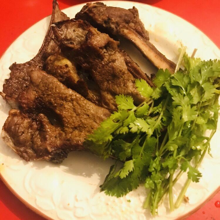 家庭烤箱烤羊排