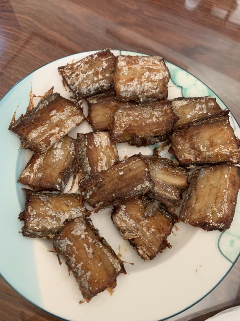 空气炸锅香煎嫩带鱼少油版