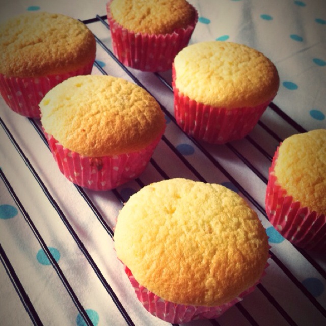 jelly卖女孩的杯子蛋糕做的香橙海棉蛋糕