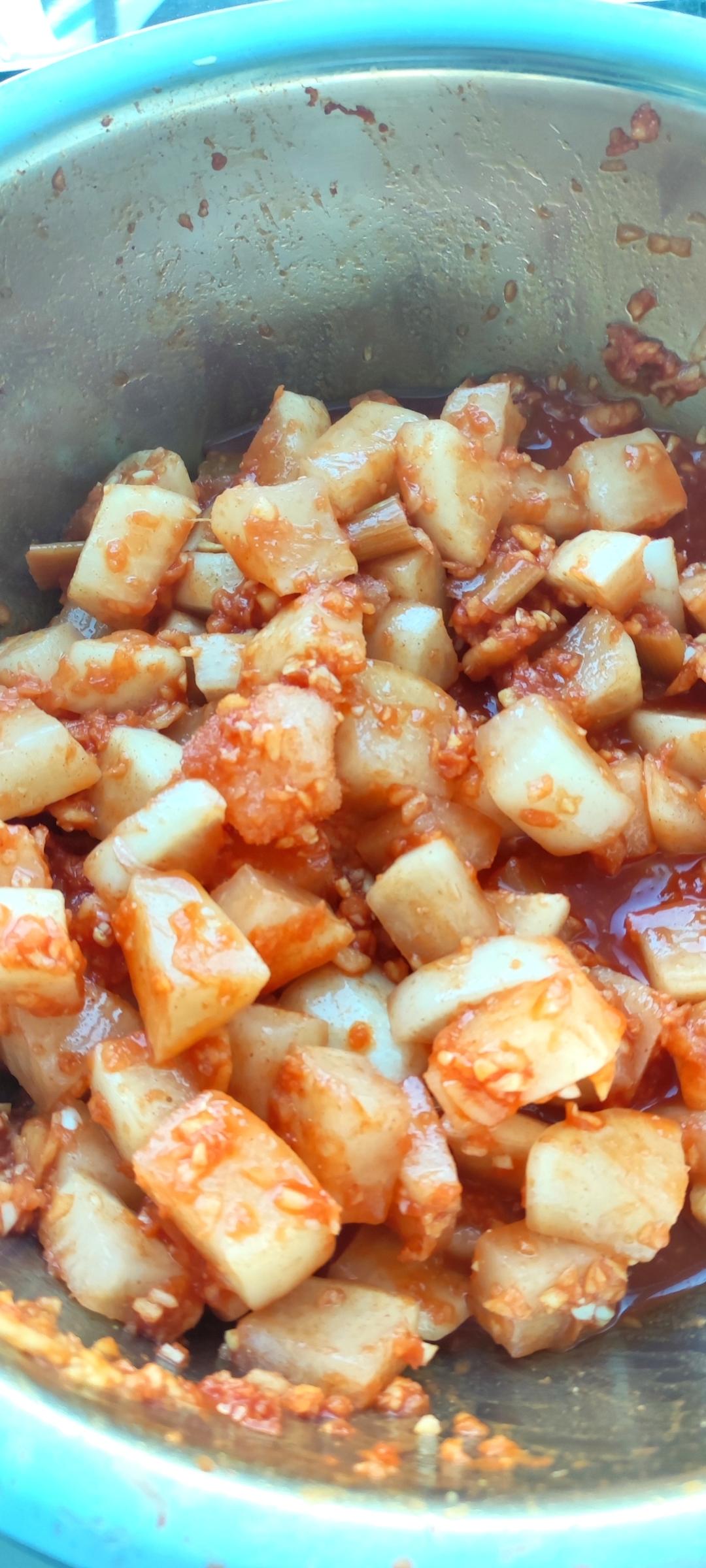 快手版韩式辣萝卜