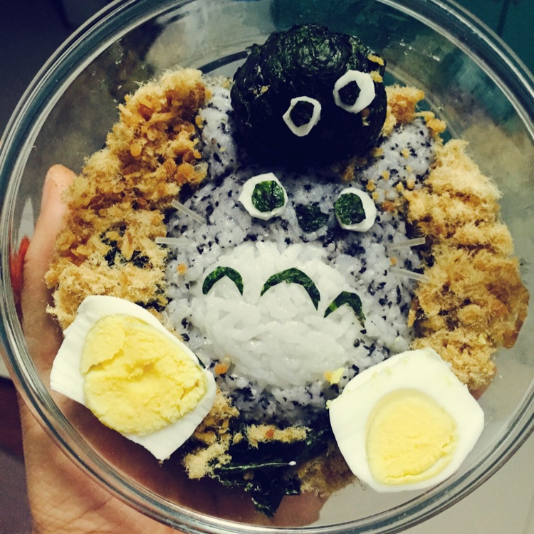 龙猫和煤球精灵饭团