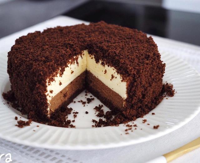 <LeTao> 巧克力双层芝士蛋糕配方大公开！！的做法