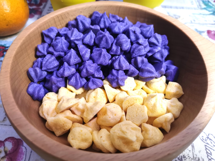 一次就能成功的蓝莓溶豆的做法