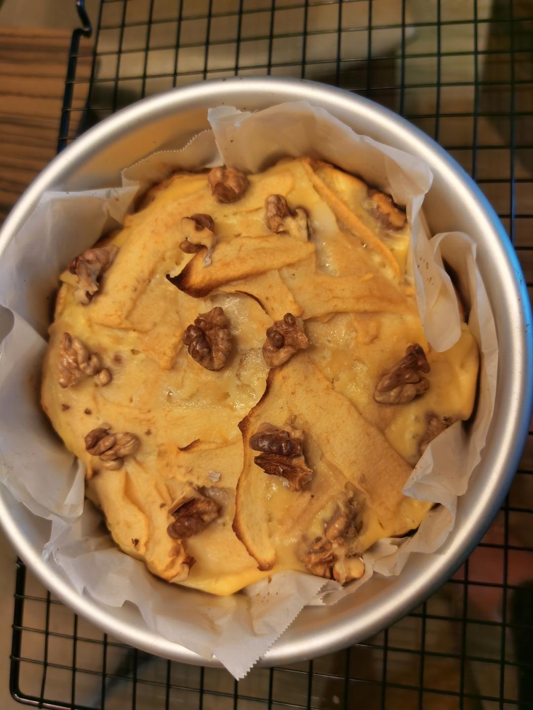 减脂期可吃，无油无糖低卡的「苹果🍎小蛋糕🧁」