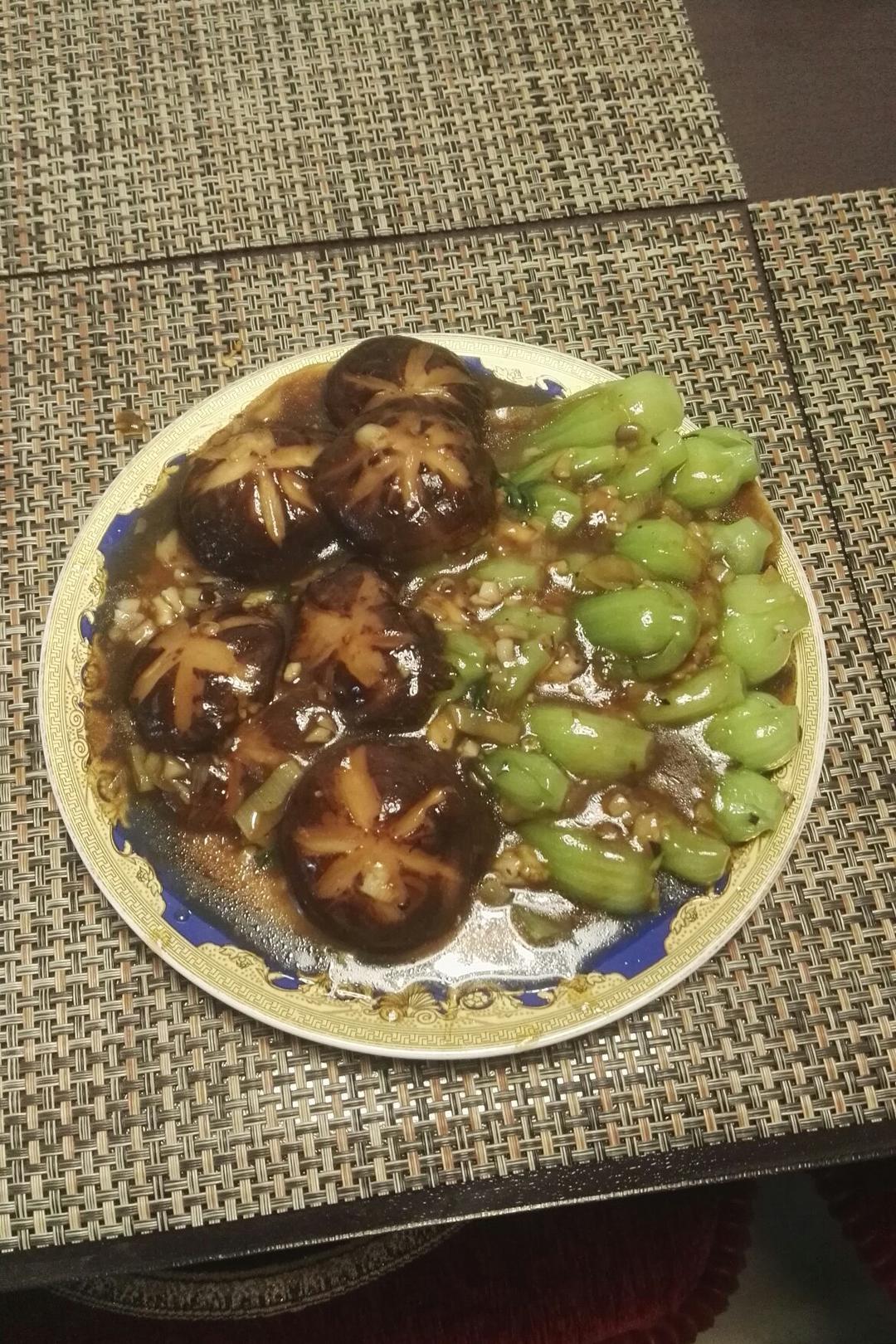 蚝油香菇小油菜