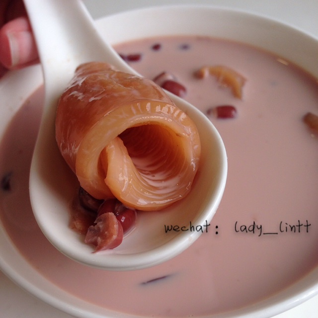 红豆花胶奶冻-升级版