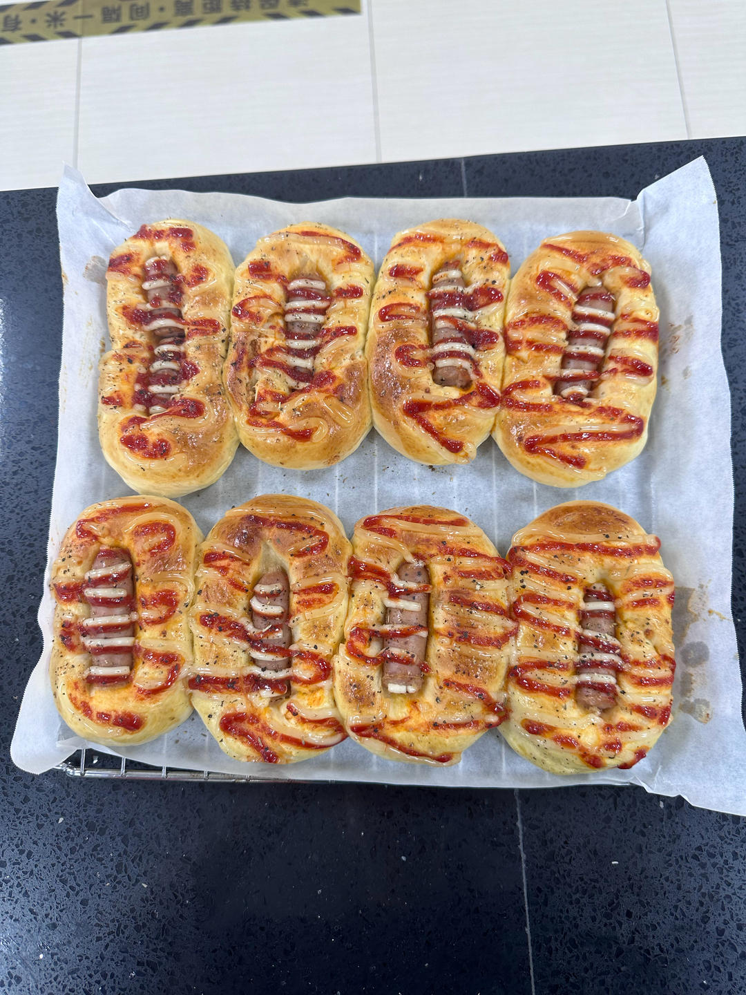 肉松肠仔面包（波兰种）