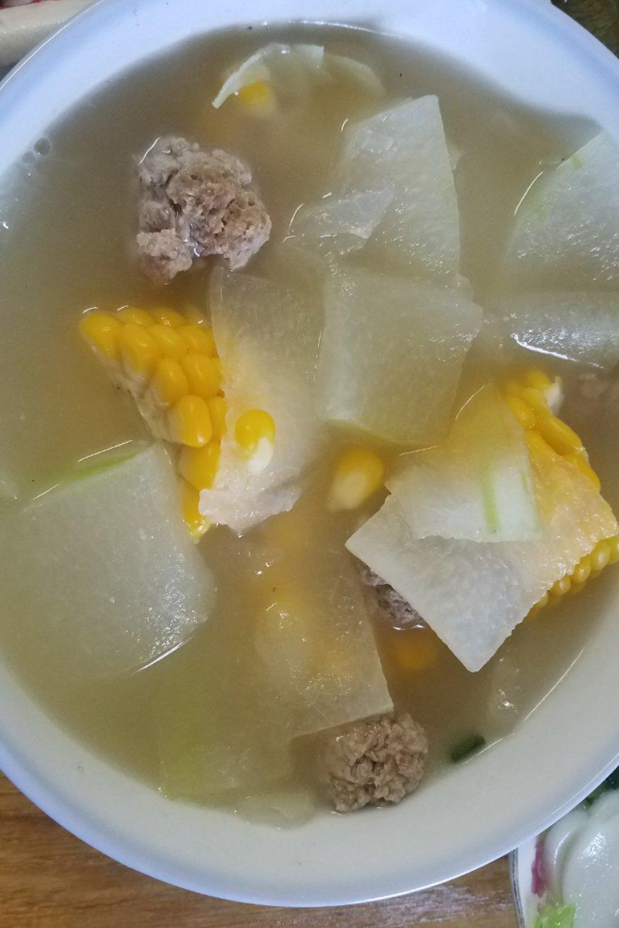 简单好吃的冬瓜丸子汤