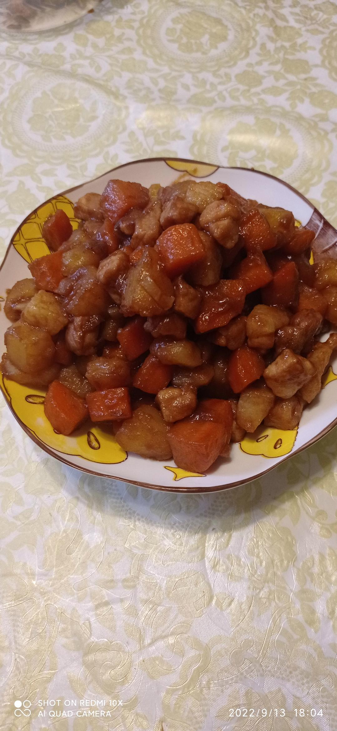 酱爆肉丁（简单快手下饭）