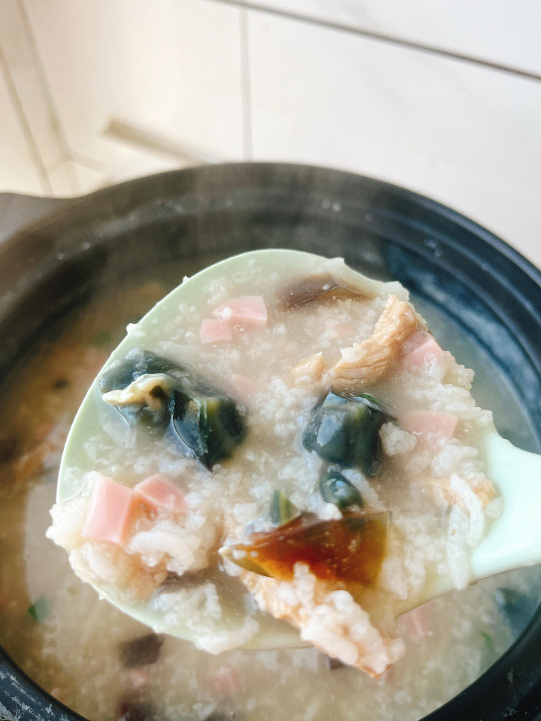 堂妈小厨——超好喝的皮蛋瘦肉粥