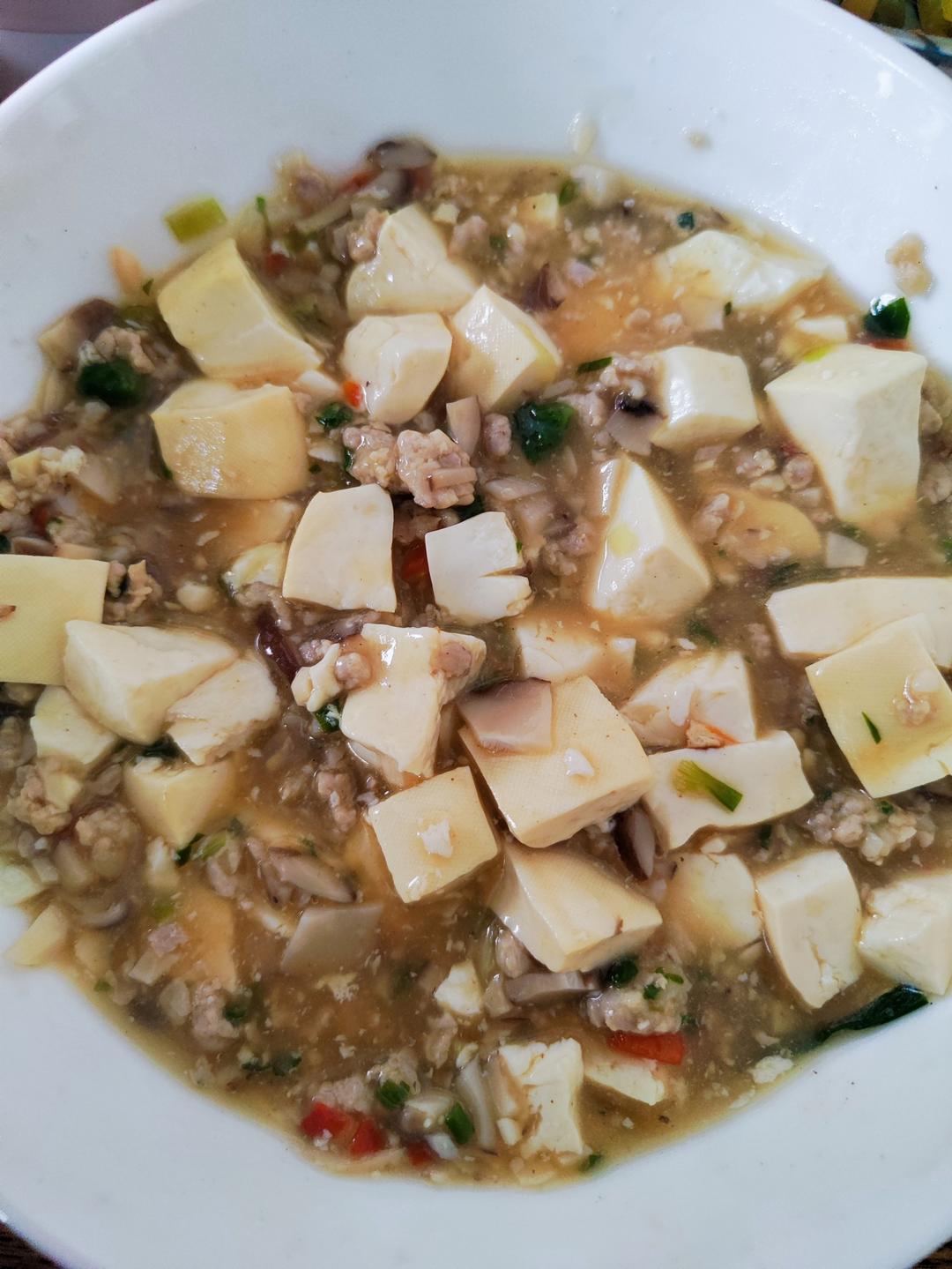 肉末嫩豆腐｜嫩滑口感爽口！这道快手菜超级下饭！！（减脂少油版）
