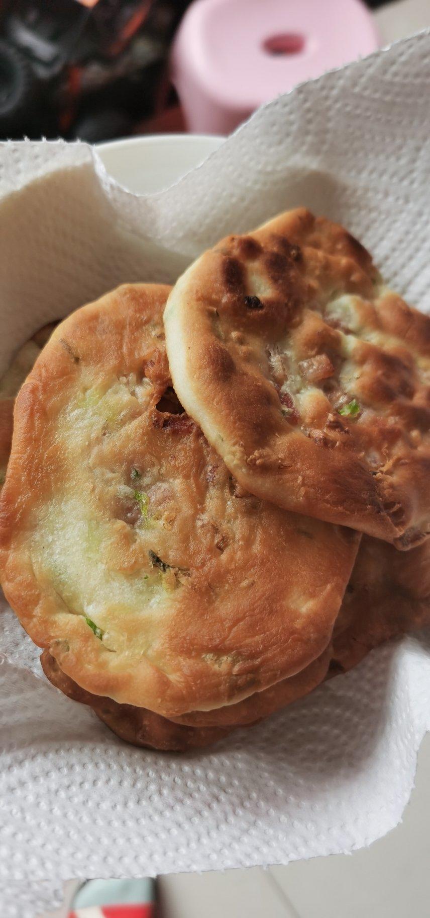 烨烨妈116做的家庭商业两用|绵软松香发面葱油饼