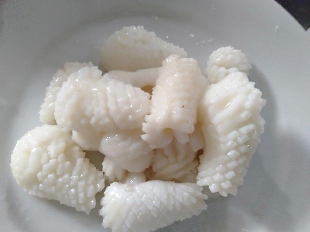 浙江名菜&蒜爆目鱼花