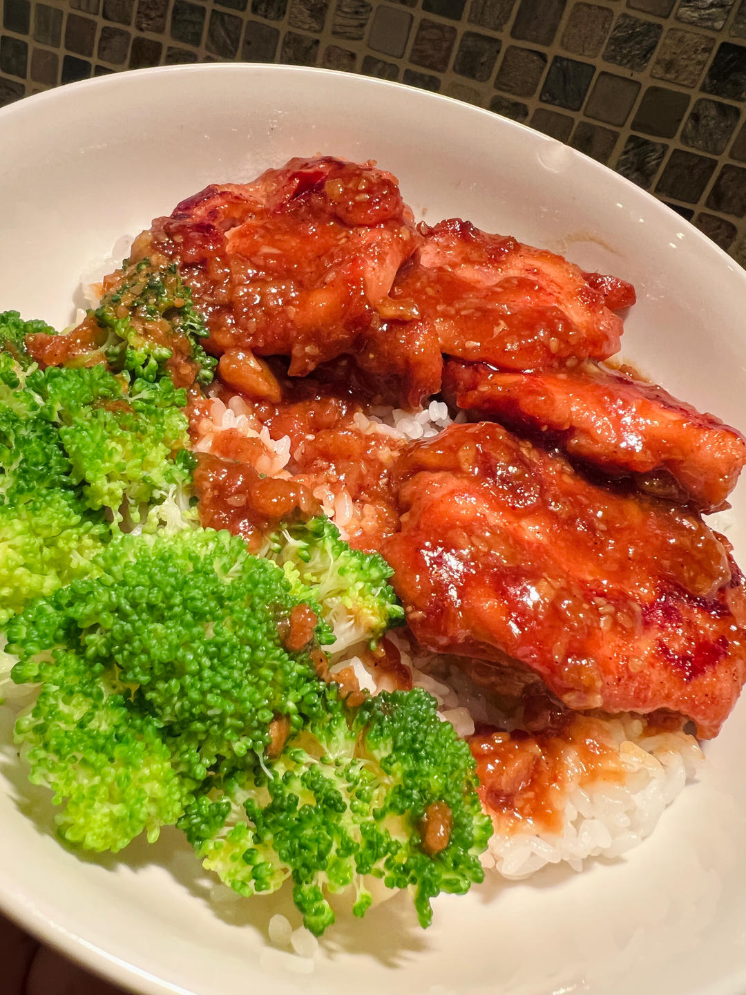照烧鸡腿饭