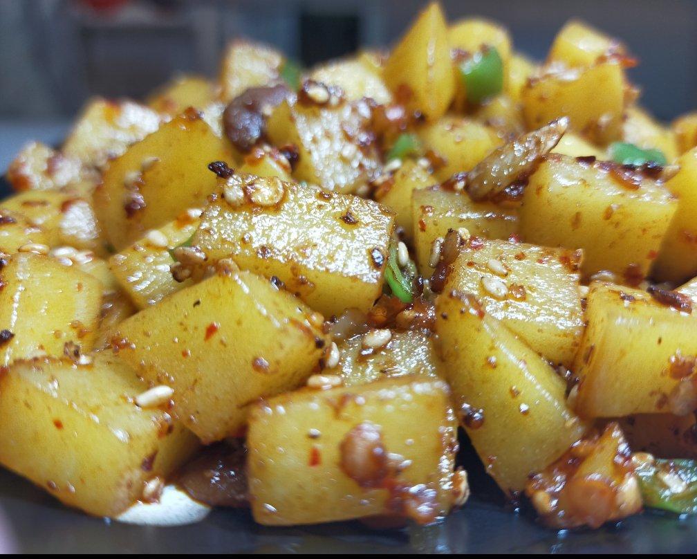 香辣孜然土豆丁