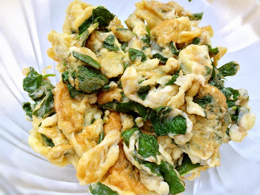 风味独特的薄荷炒蛋