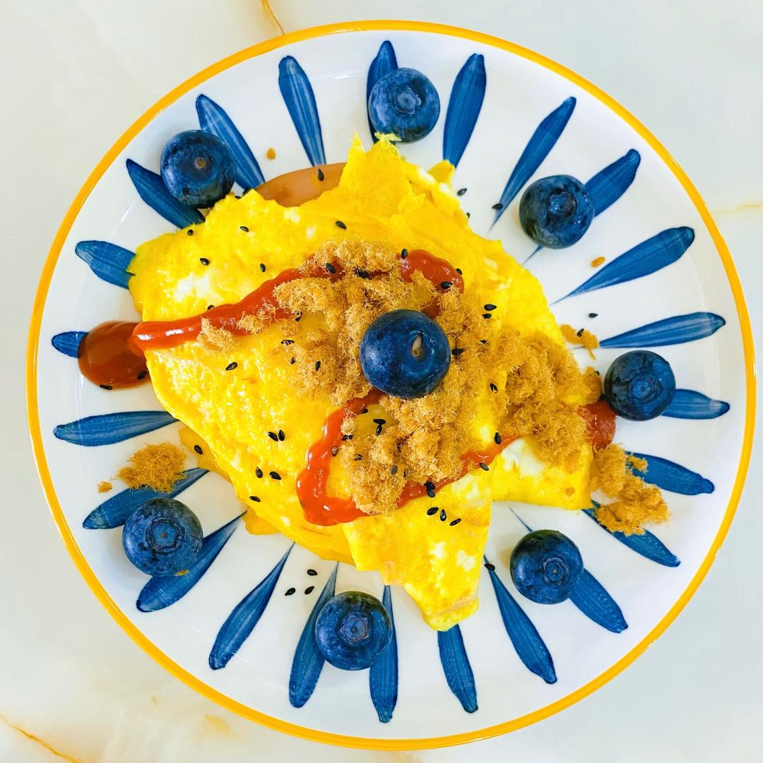 早餐：虾仁鸡蛋饼的做法