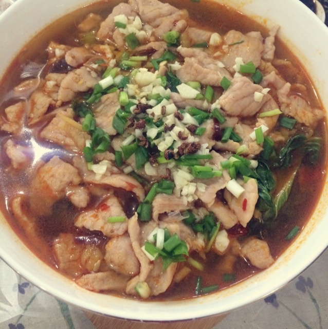 水煮肉片 Sichuan Boiled Spicy Pork
