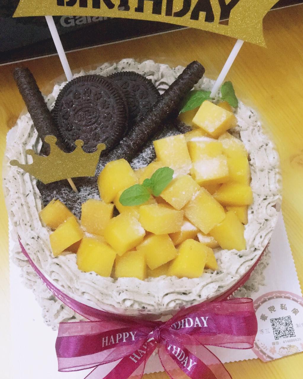 奥利奥水果奶油蛋糕
