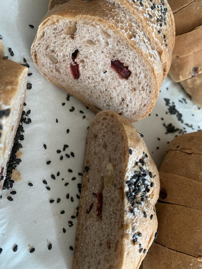 给减肥瘦身党  无糖无油全麦面包（免揉懒人版）