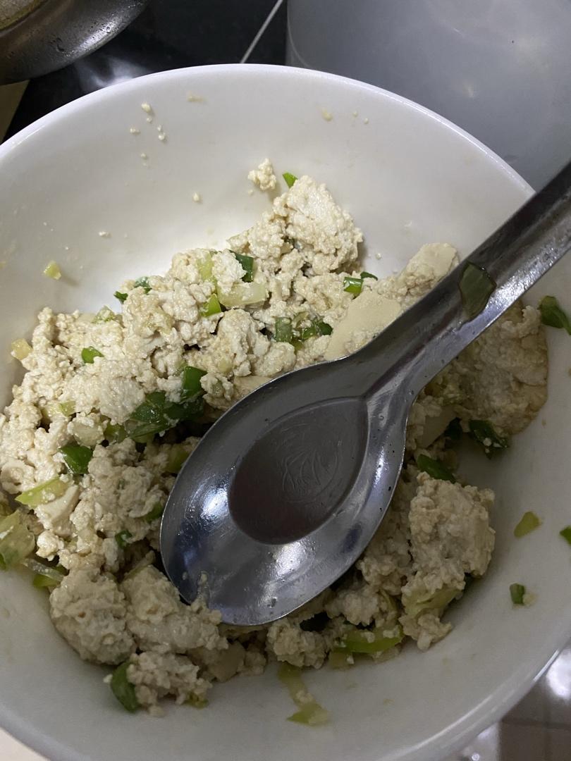 家庭版小葱拌豆腐😋