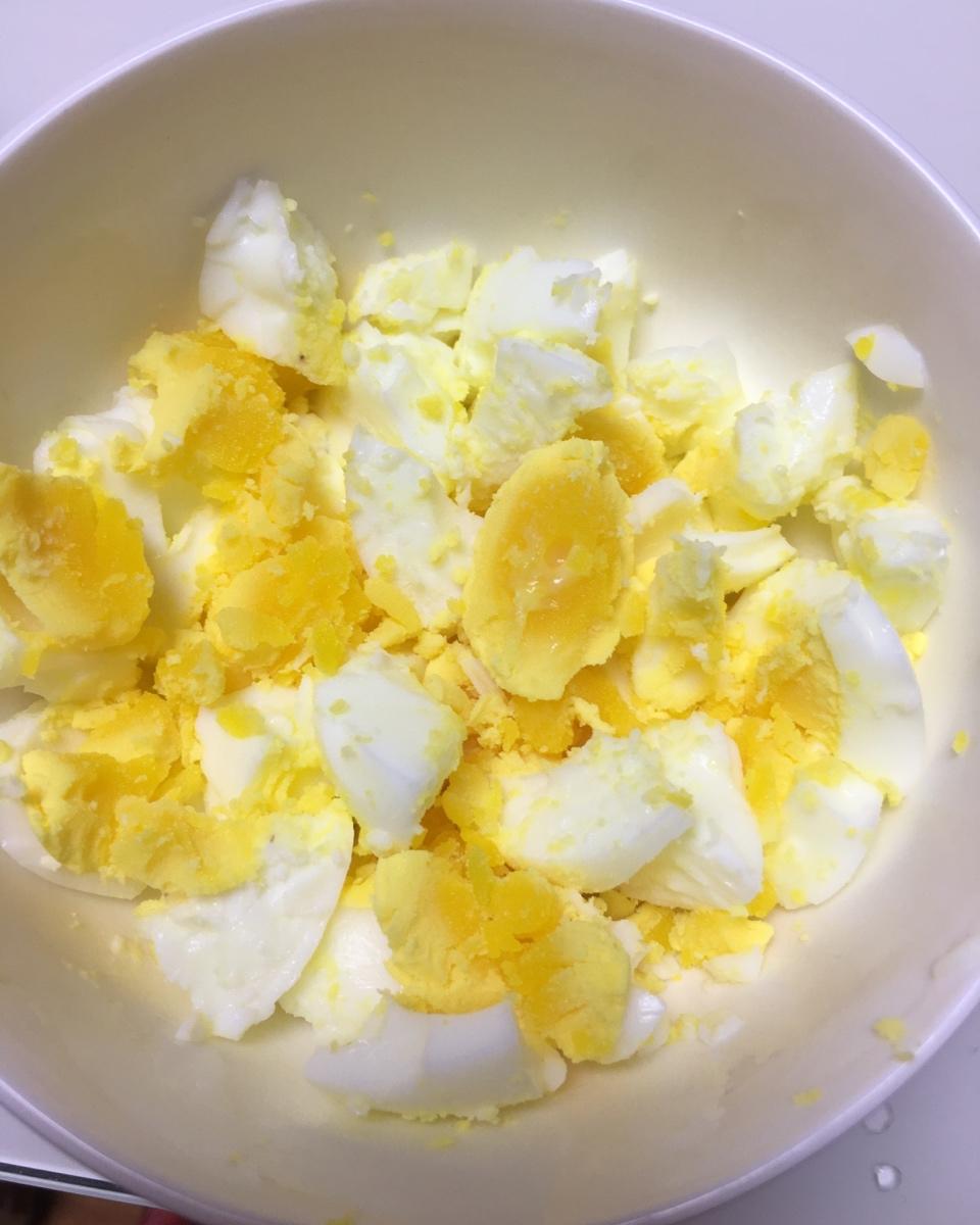 懒人食之蒜拌鸡蛋