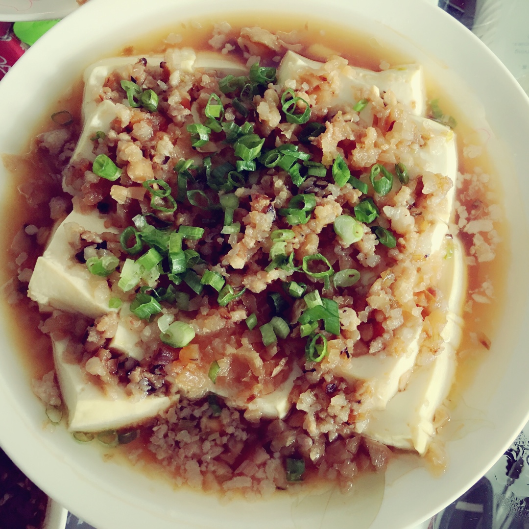 肉末蒸豆腐