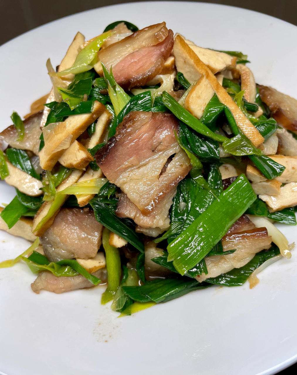 青蒜炒腊肉