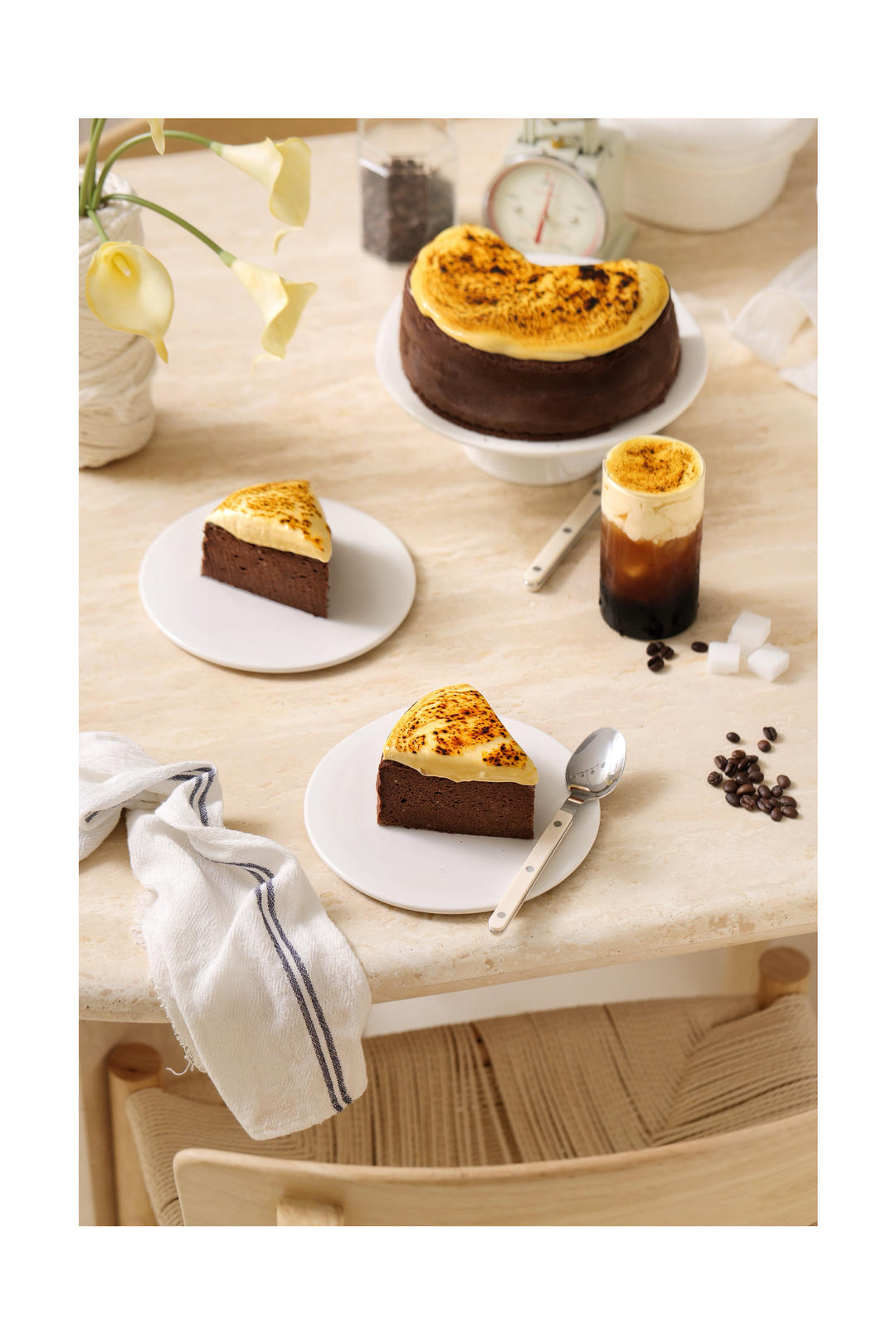 烤布蕾巧克力轻乳酪蛋糕