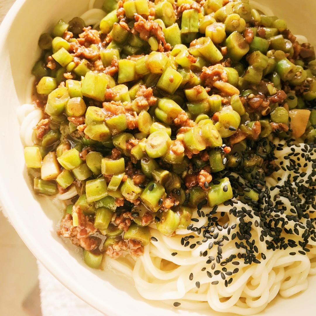 肉末豆角打卤面（酱香版）