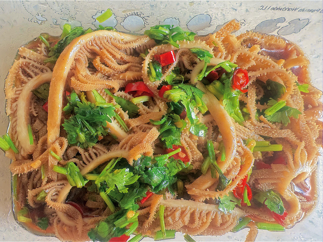 简单又下饭的油泼牛百叶