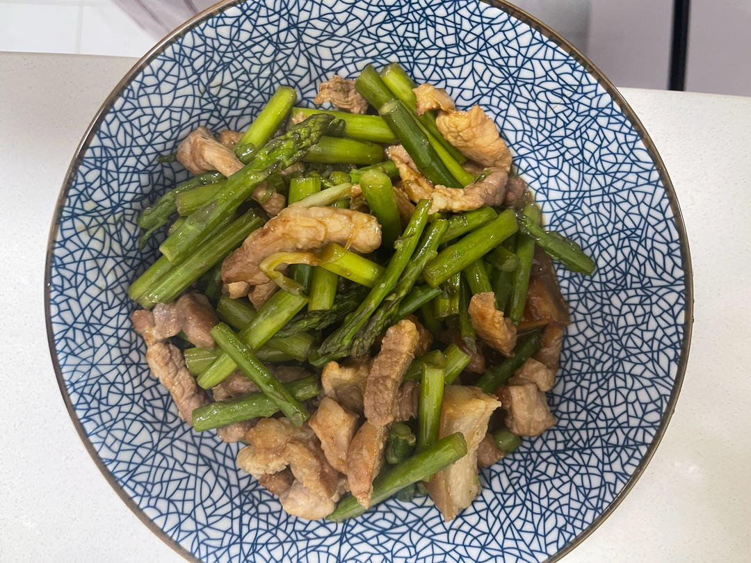 芦笋炒猪肉