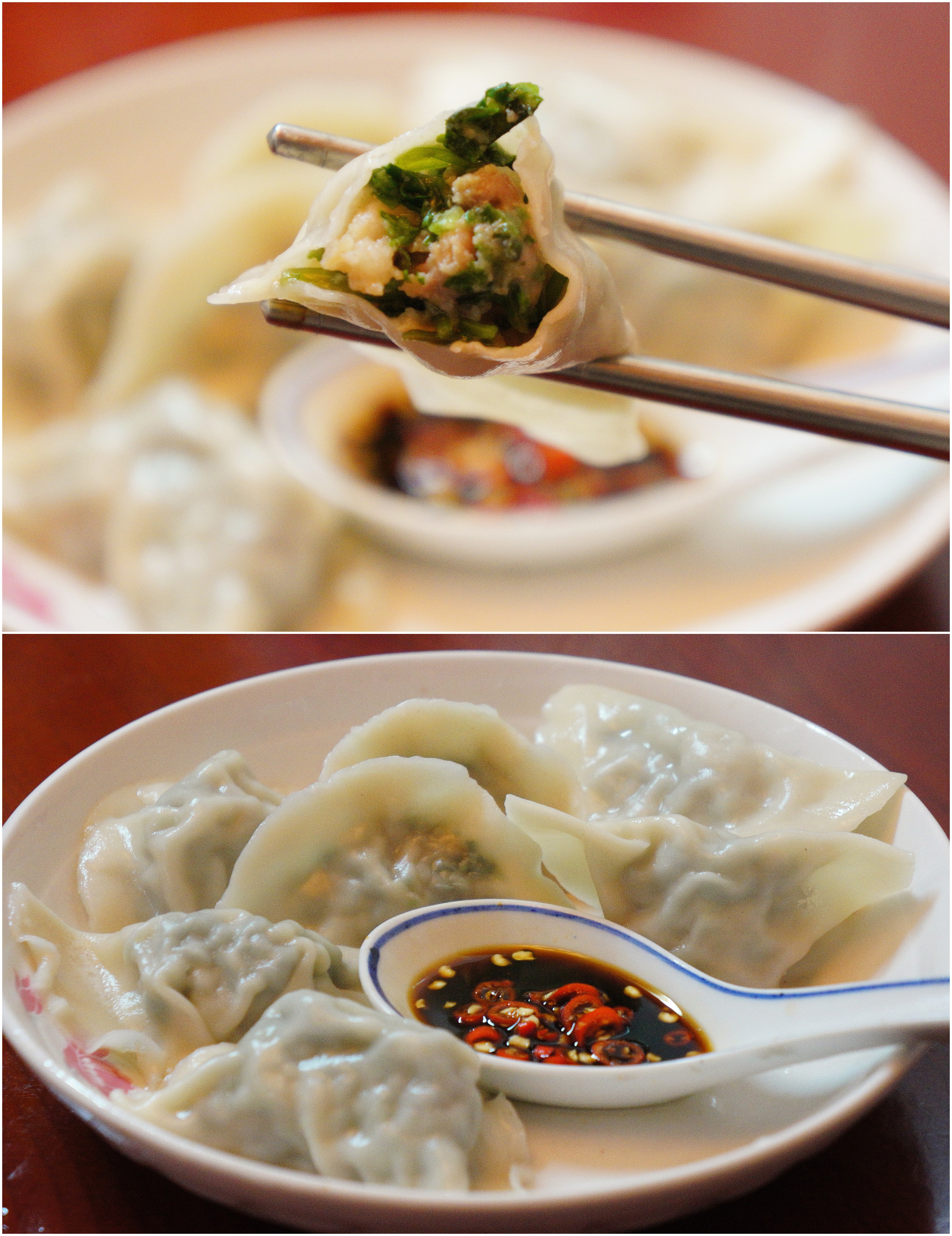 下厨房的阿布做的香菜猪肉饺子