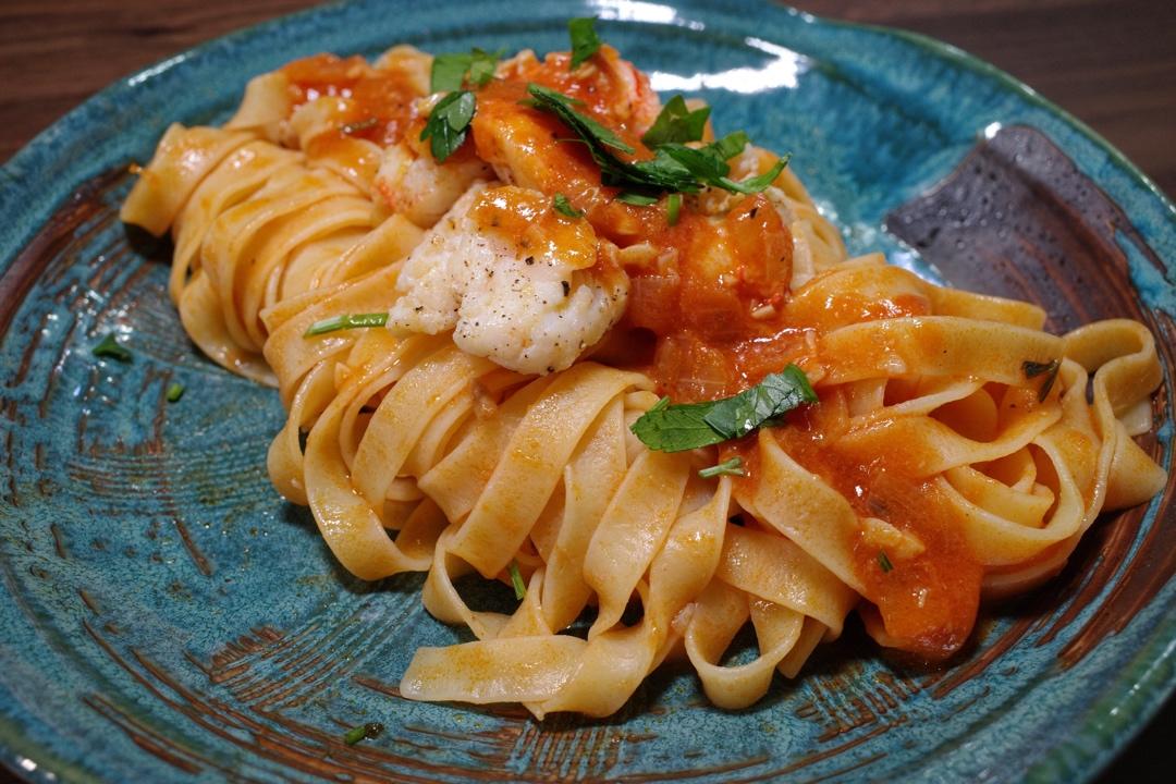 sys1010做的龙虾宽意面freshlobstertagliatelle在家做出米其林的味道