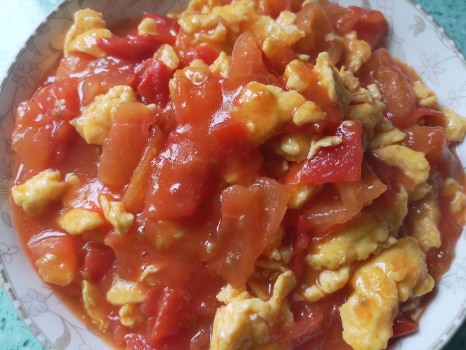 超级下饭的蕃茄炒蛋的做法