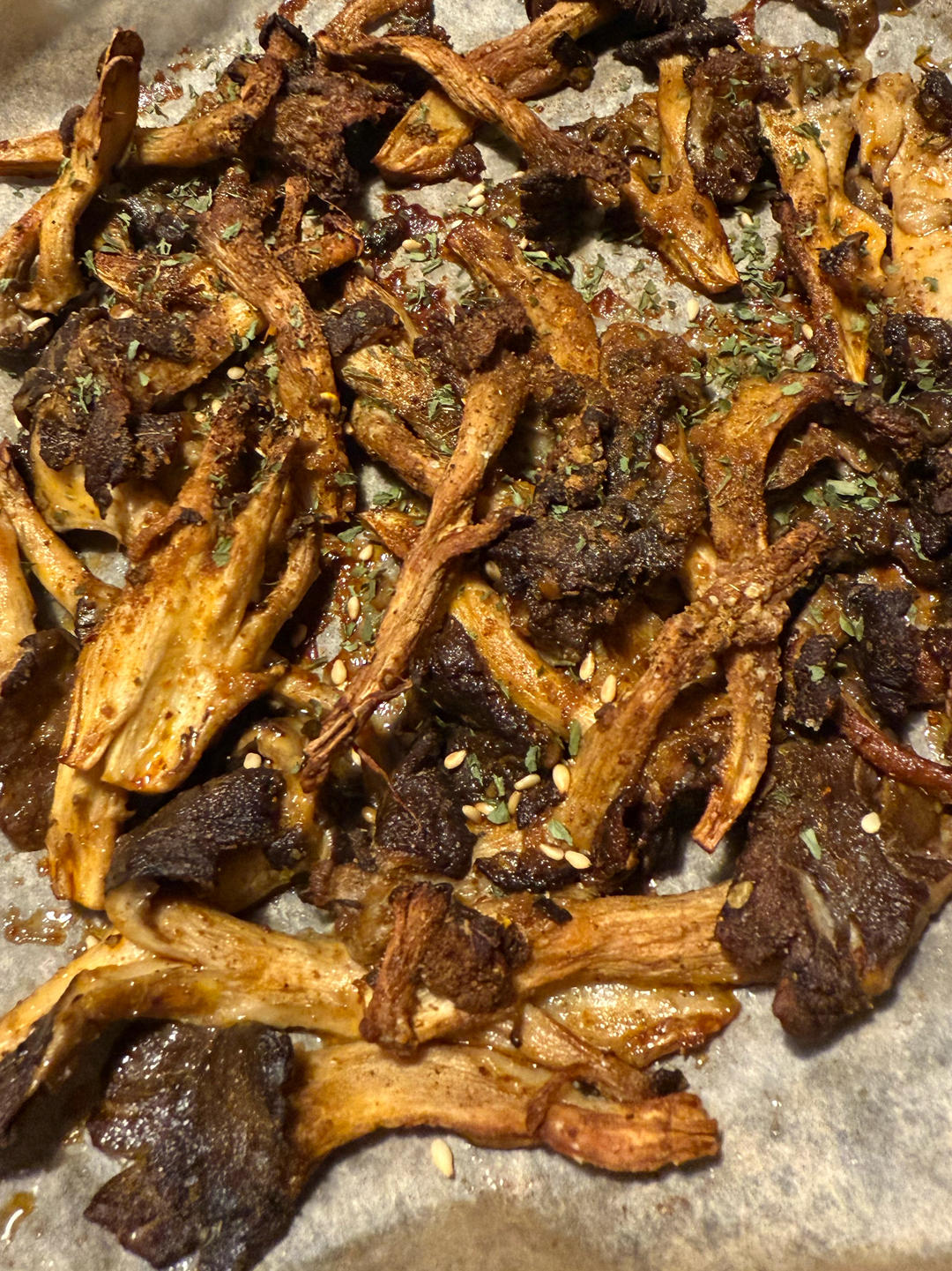 空气炸锅平菇蘑菇