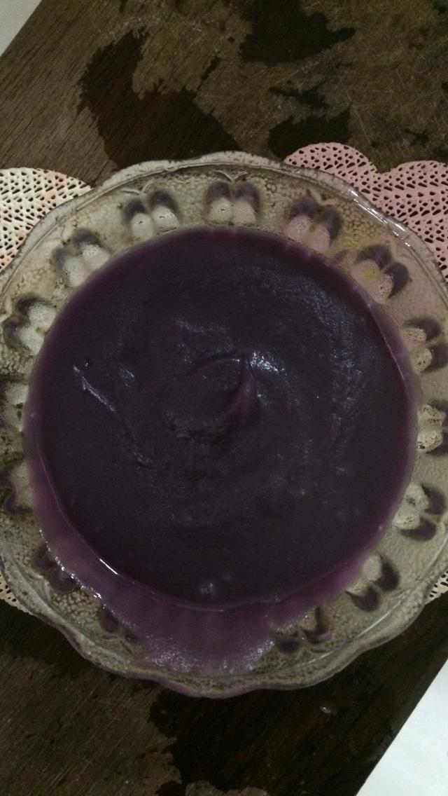 紫薯泥（汁）的做法