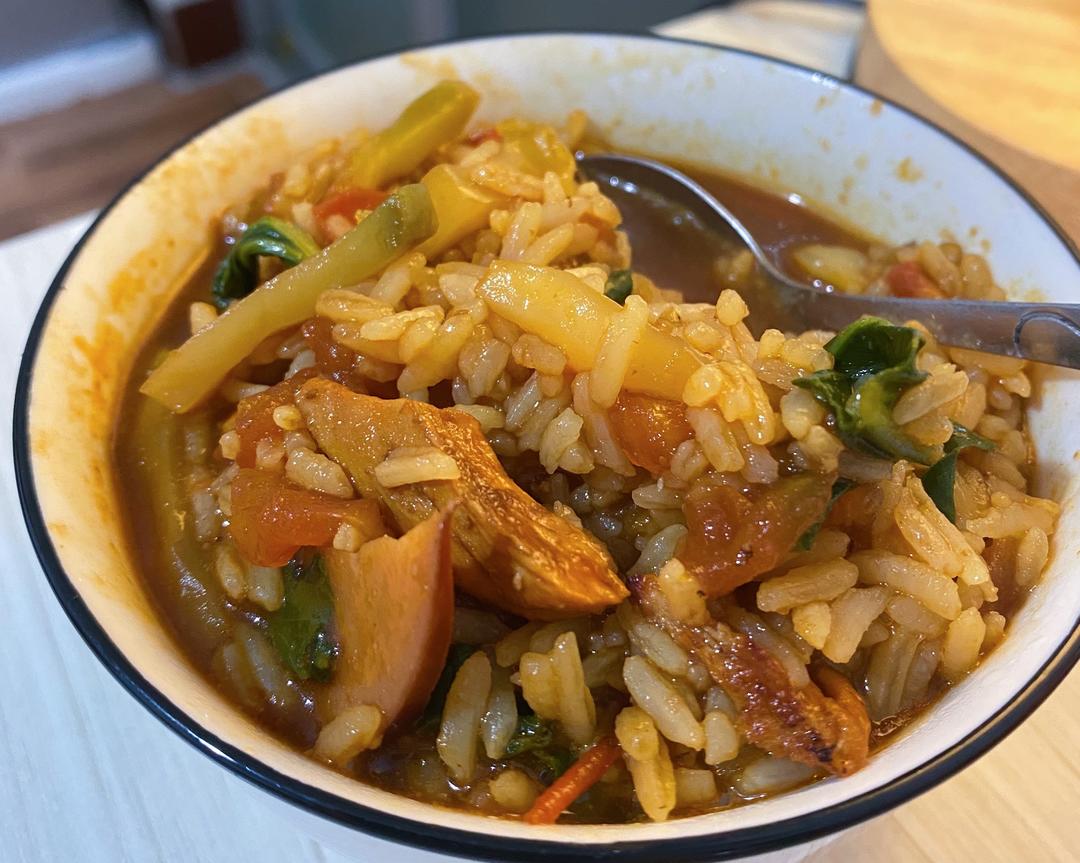 超简单懒人番茄烫饭