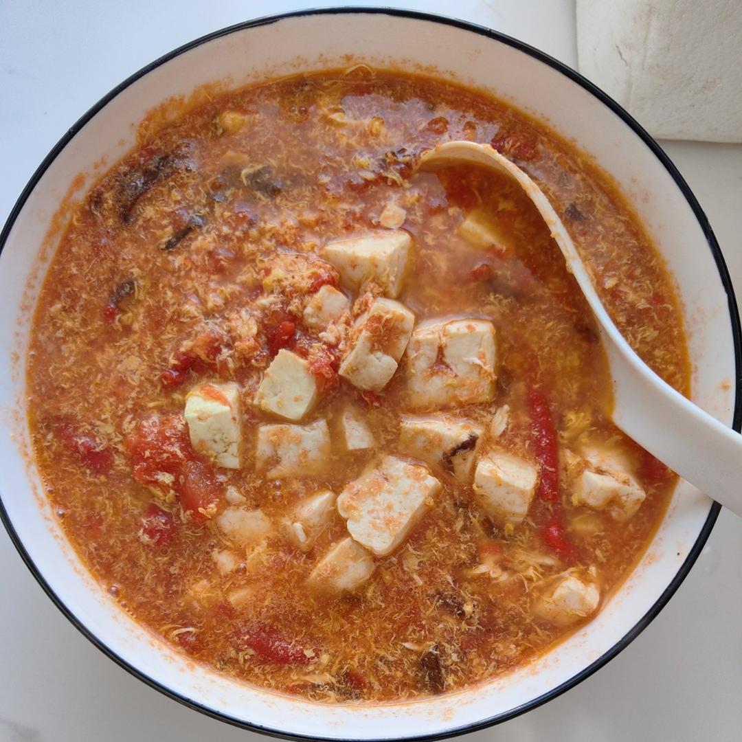 酸辣豆腐汤