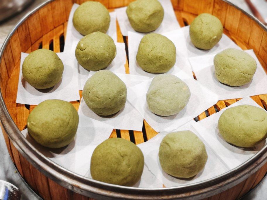 《Tinrry+》咸蛋黄肉松青团+红豆沙青团