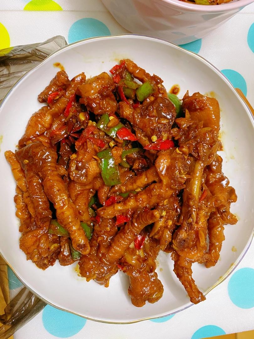 麻辣虎皮鸡爪(空气炸锅)