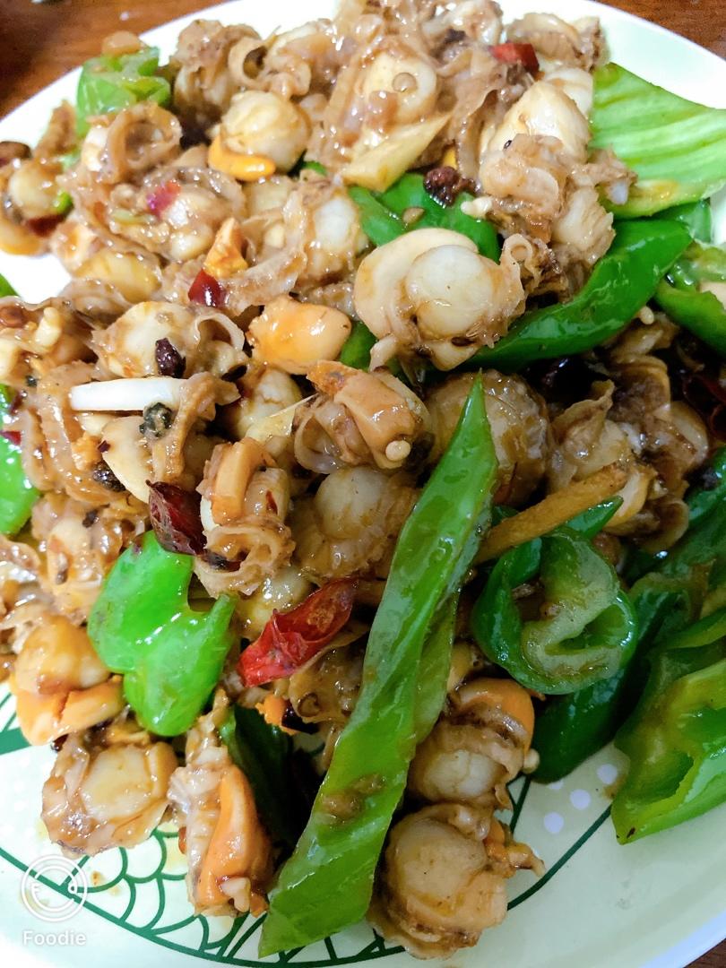 家常小炒扇贝肉