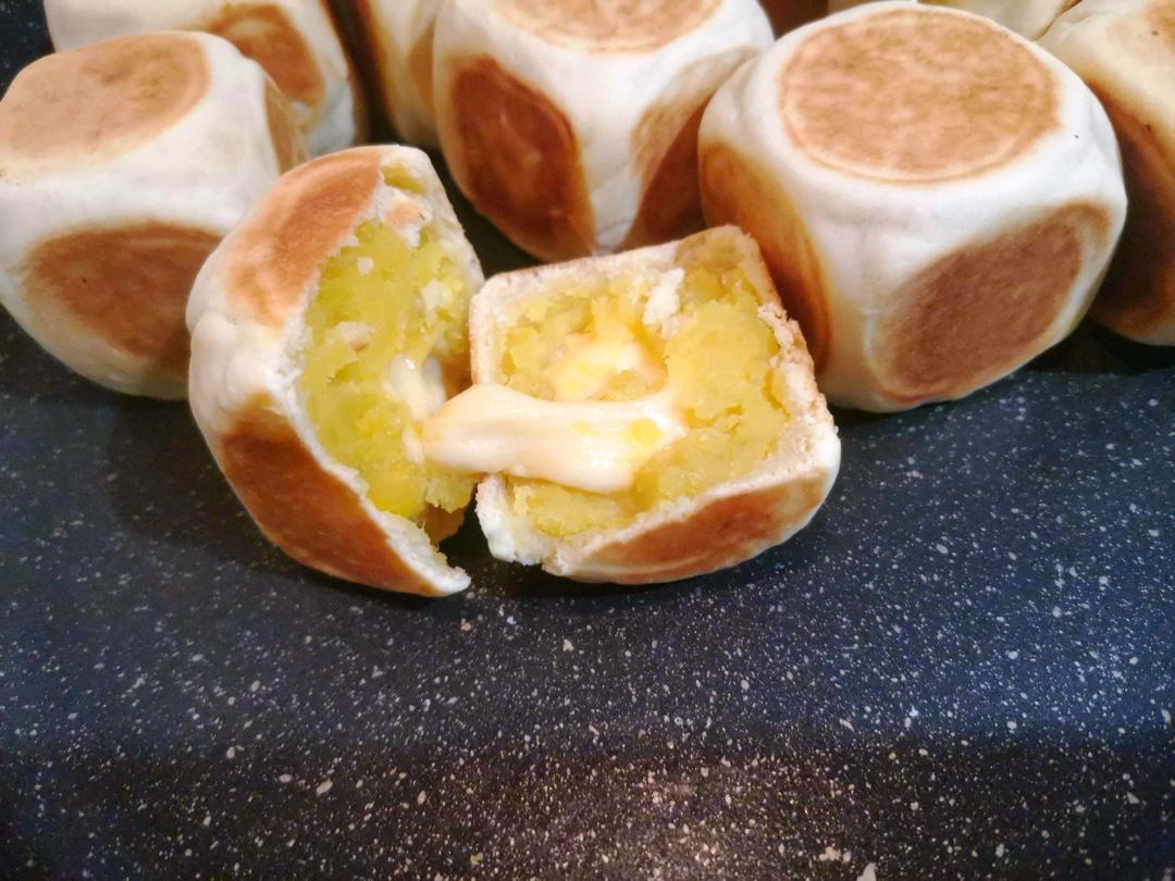 【爆浆紫薯仙豆糕】