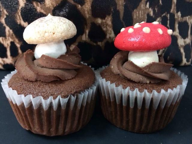 巧克力蛋糕～蘑菇养成的做法