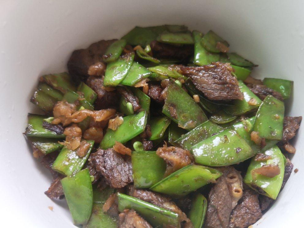 荷兰豆炒牛肉